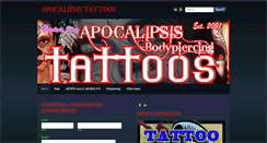 Desktop Screenshot of apocalipsistattoos.com